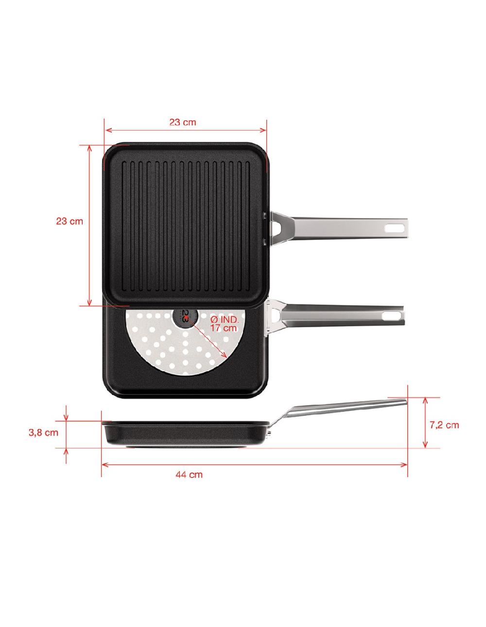 valira GRILL AIRE INDUCCIÓN 23x23 cm Solo hoy