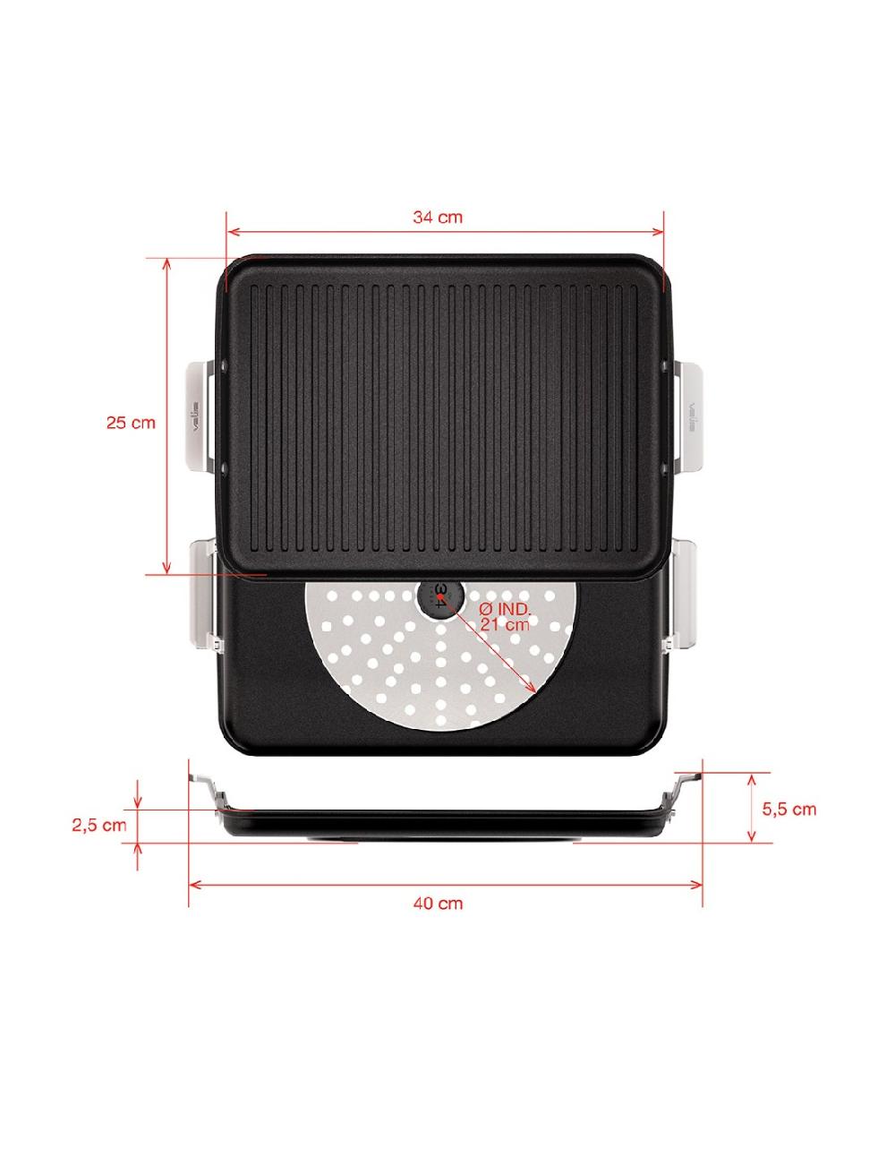 valira GRILL AIRE INDUCCIÓN 34x25 cm Promoción trimestral