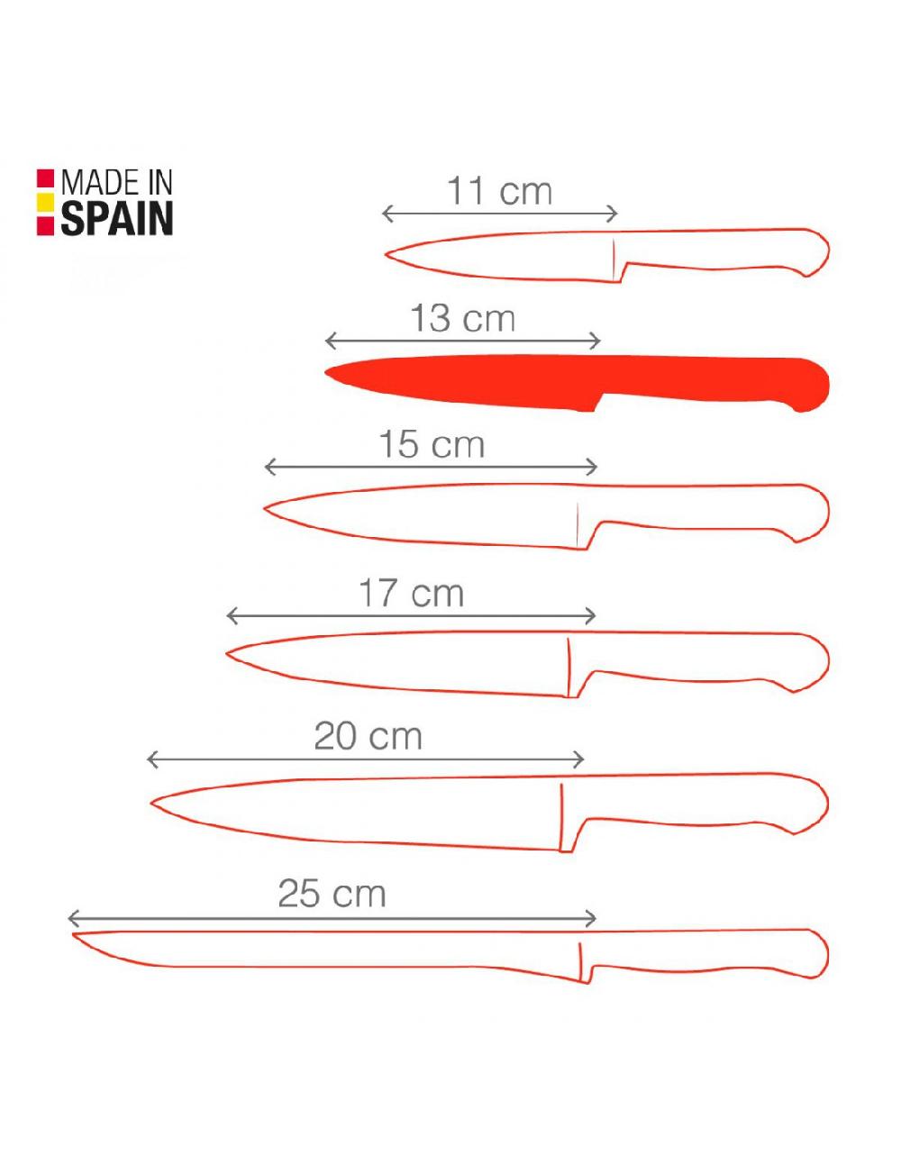 valira CUCHILLO DE COCINA 13 cm 2025