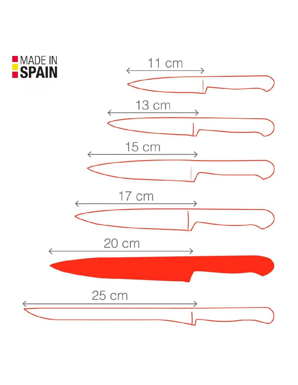 valira CUCHILLO CHEF 20 cm Outlet