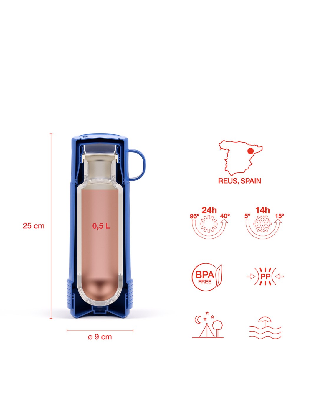valira TERMO COLECCIÓN 1969 0 5 L Oferta especial de fábrica