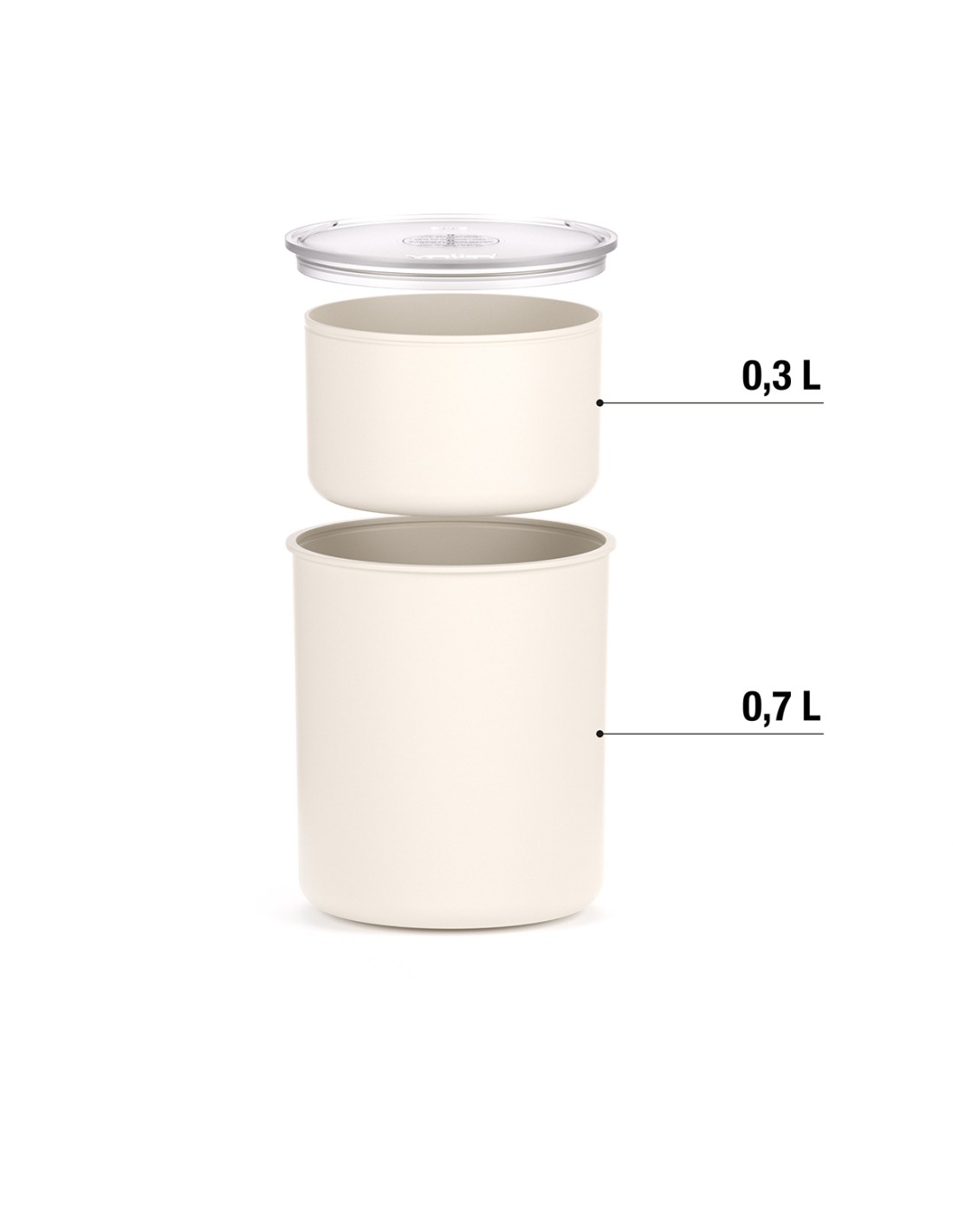 valira CONTENEDOR INTERIOR 0 3 L + 0 7 L Oferta especial de fábrica