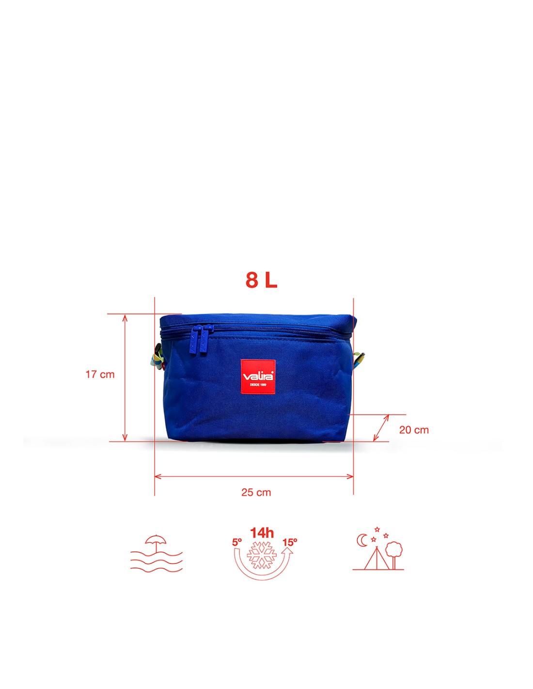 valira BOLSA TÉRMICA PLAYA 8 L Descuento