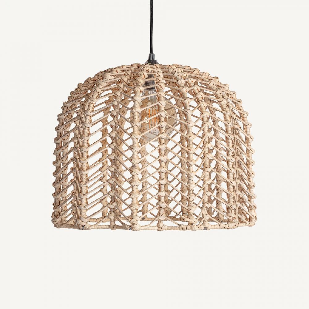 vical home LÁMPARA DE COLGAR PLISSÉ RATTAN