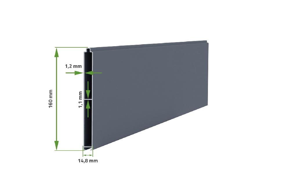 Puerta corredera de aluminio soldado 3 5m EIGER 350C180 Últimos 3 días