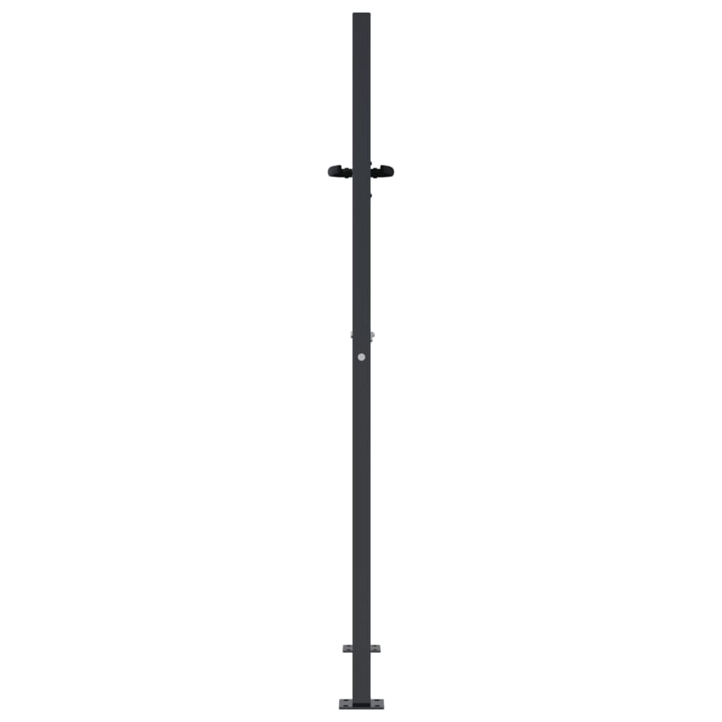 vidaXL Puerta de jardín acero gris antracita diseño cuadrado 105x155cm Solo queda un día