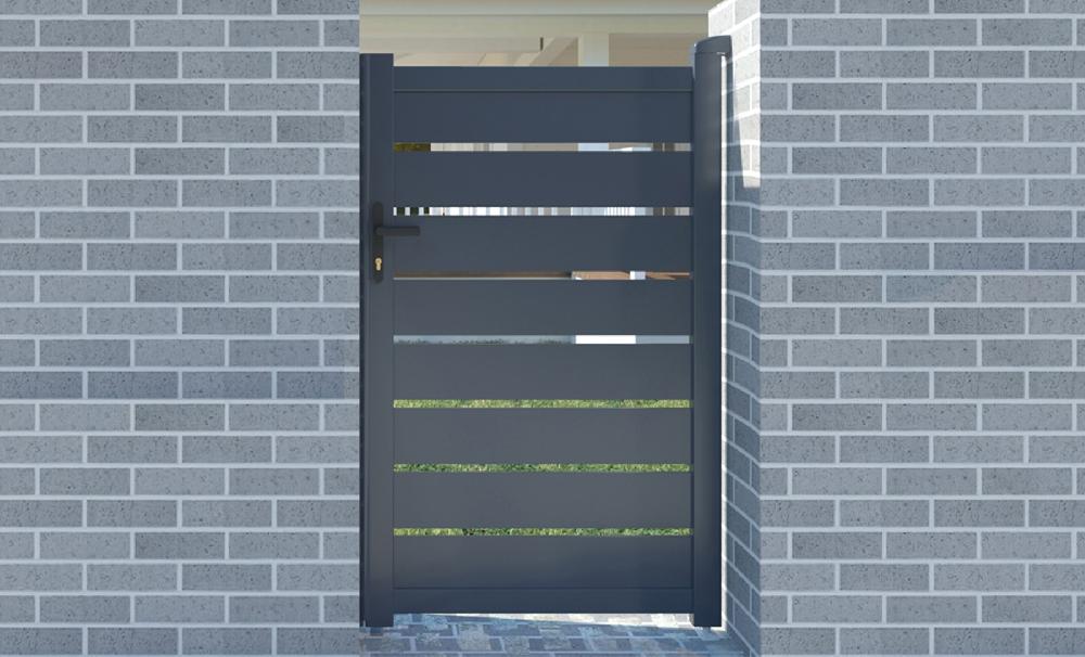 Puerta peatonal gris VOGEL 100P160 Ofertas
