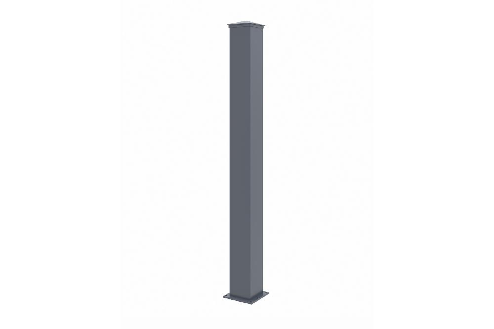 Pack puerta corredera SANTIS 370C140 + 2 postes h.160cm Gris Ofertas de temporada