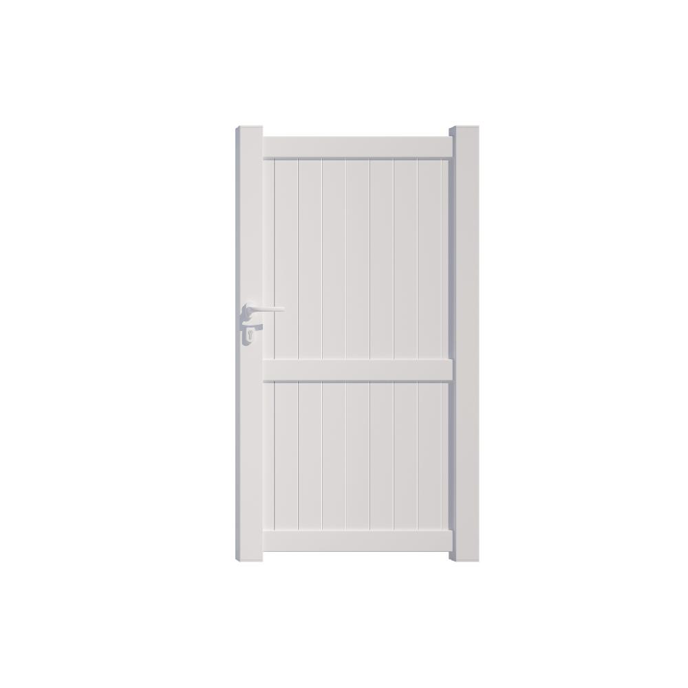 Puerta peatonal de aluminio blanco MOD:CL03 100x180 cm Grandes ahorros