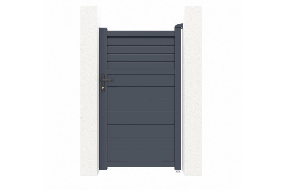 Puerta peatonal CARPATIA 100x180cm Gris