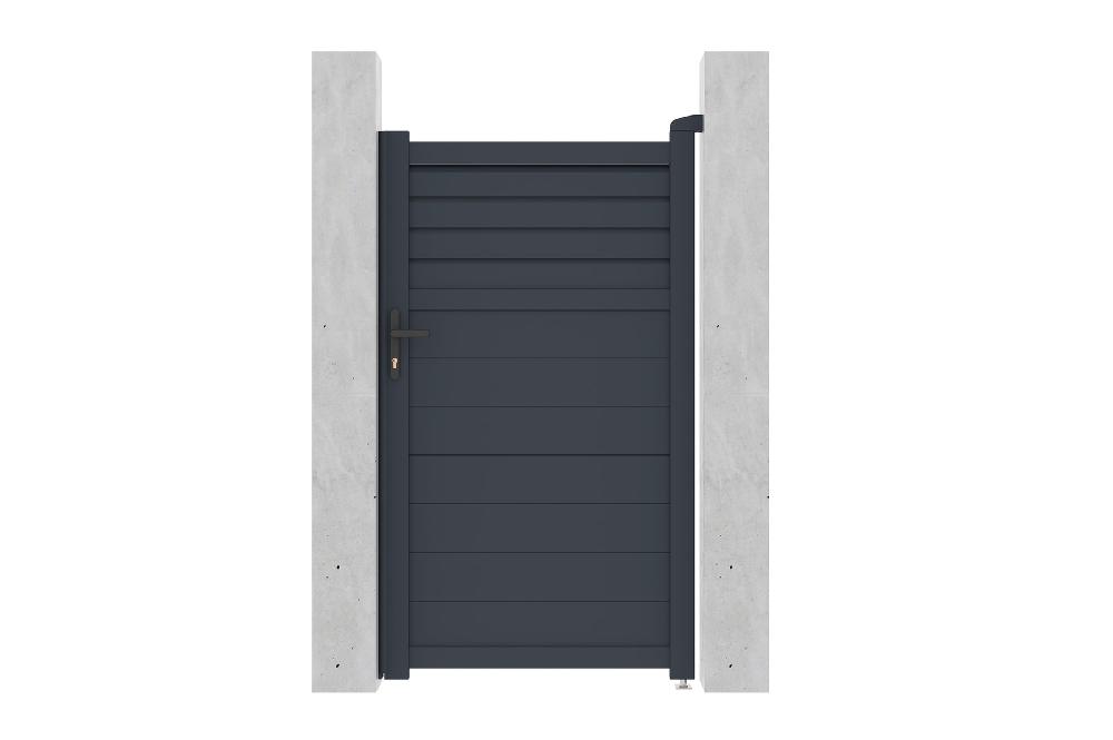 Puerta peatonal CARPATIA 100x180cm Gris Venta caliente