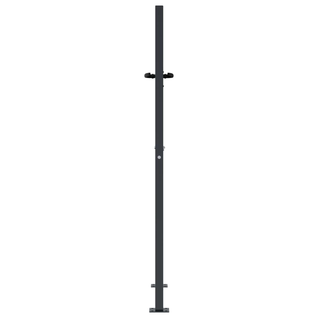 Puerta de jardín | Puerta para valla acero gris antracita diseño cuadrado 105x130cm CFW31776 Descuento