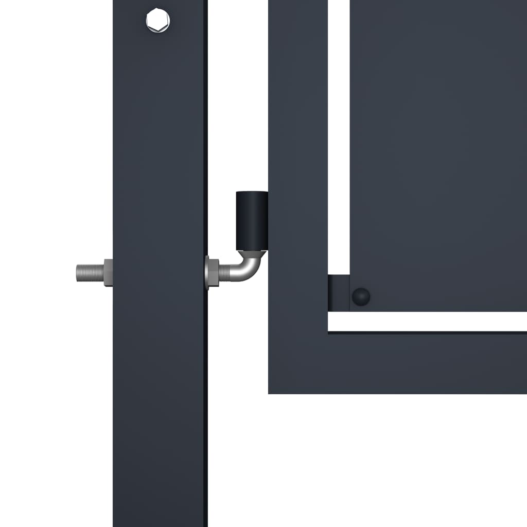 Maison Exclusive - Puerta de jardín de acero gris antracita 300x200 cm Tienda