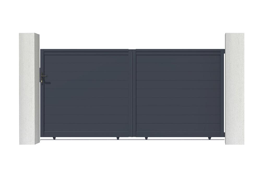 Puerta corredera de aluminio soldado 3m EIGER 300C160