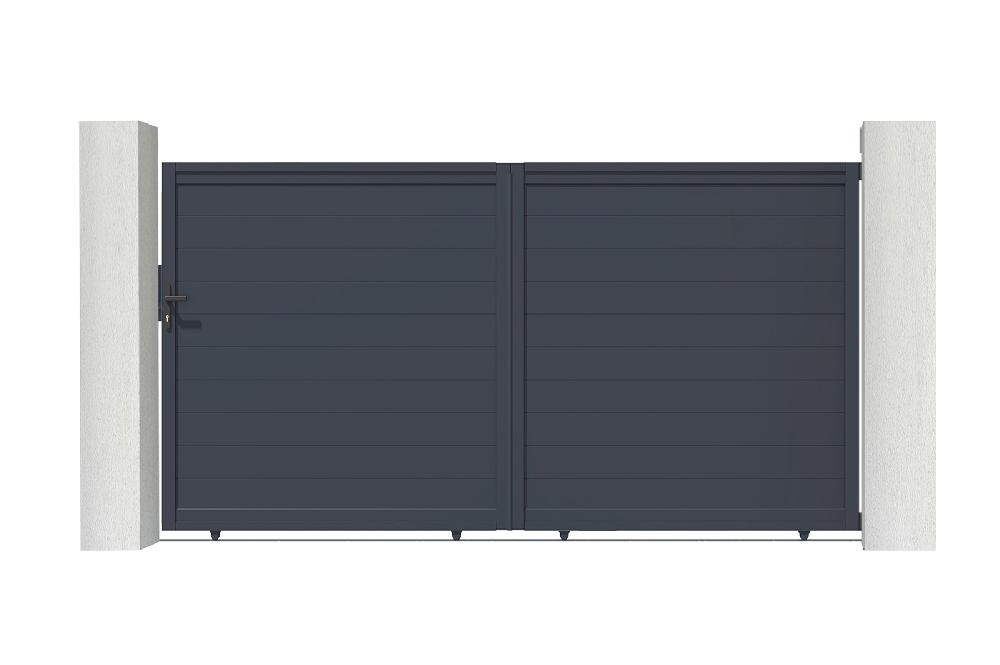 Puerta corredera de aluminio soldado 3m EIGER 300C180