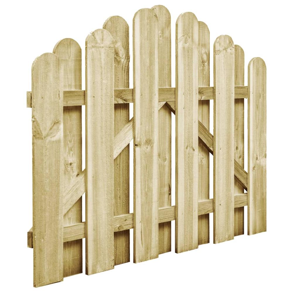 Maison Exclusive - Puerta de jardín madera de pino impregnada 100x75 cm Libre de impuestos
