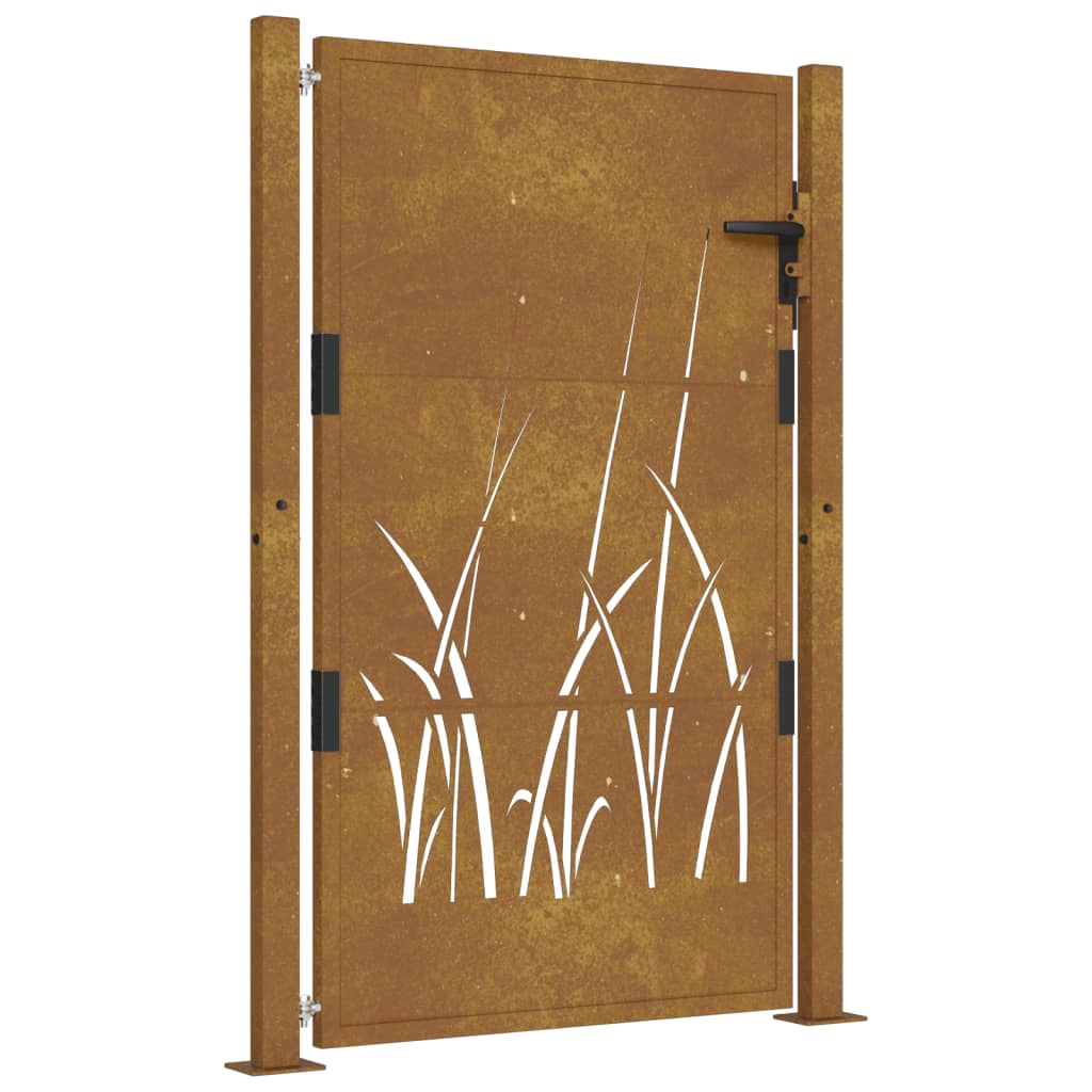 Maison Exclusive - Puerta de jardín acero corten diseño Maison Exclusive - erba 105x155 cm Descuento por venta flash
