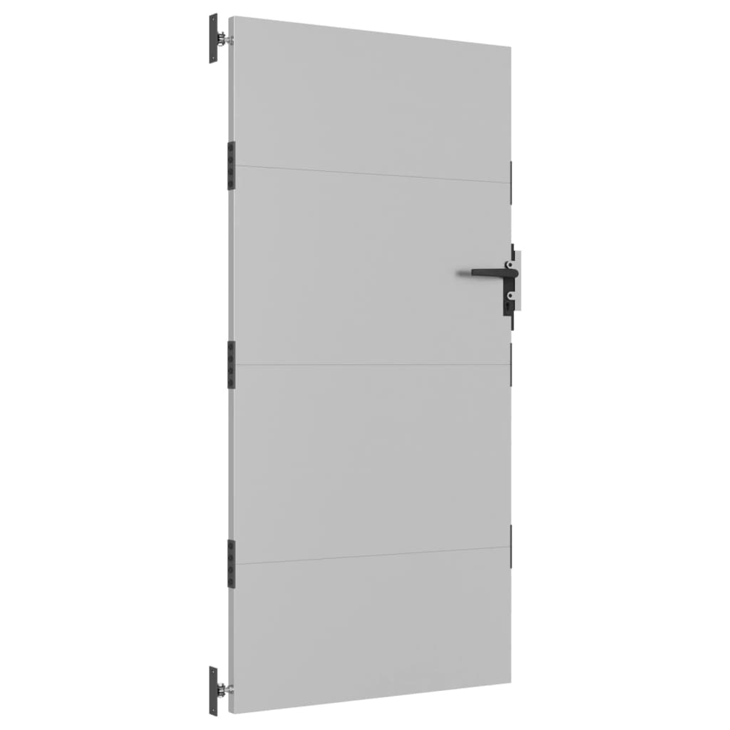 Puerta de jardín 85x200 cm acero corten Precio ultrabajo