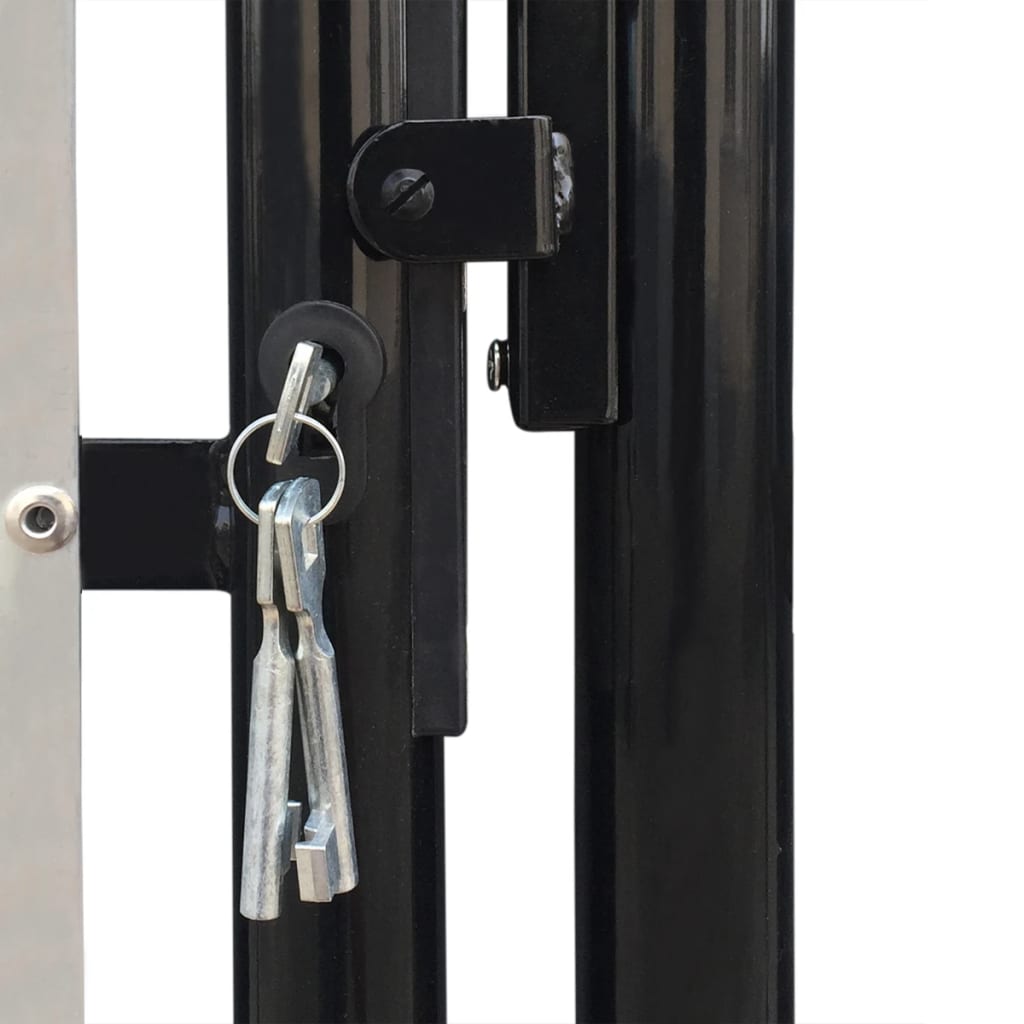 vidaXL Puerta de valla de jardín negra 300x225 cm Los más vendidos