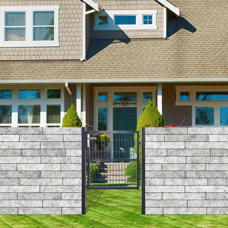 Garden Gate 100 x 100 cm con bloqueo de malla de metal - Gris Descuento por venta flash