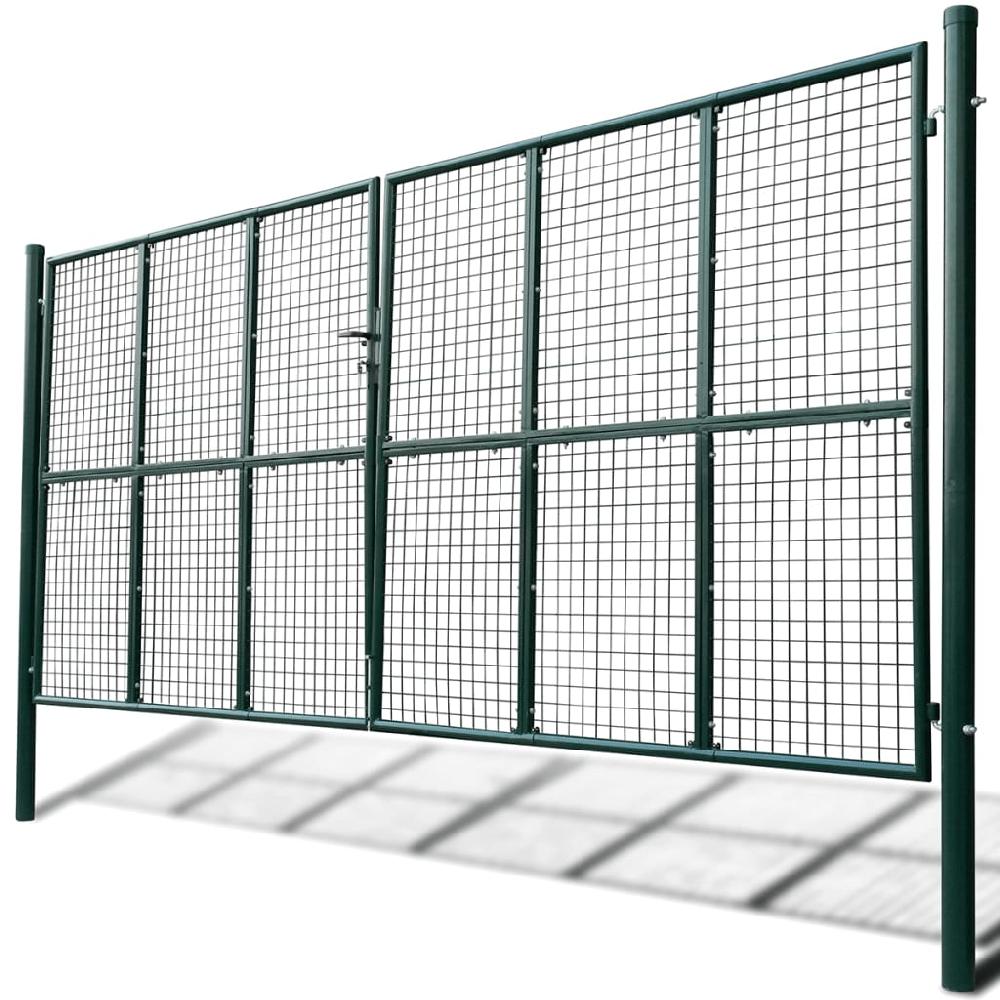 Puerta de malla de jardín 415x225 cm / 400x175 cm 2025
