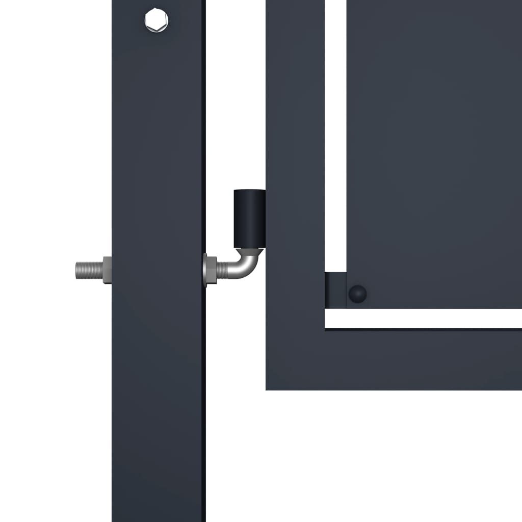 Puerta de jardín Acero 350 x 150 cm Antracita Outlet online