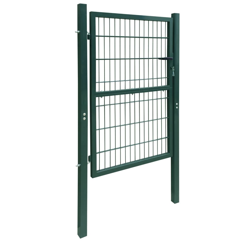 Maison Exclusive - Cancela de valla 2D individual verde 106x170 cm Tienda