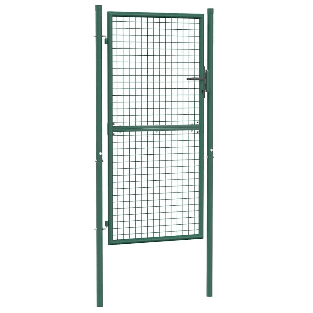 Maison Exclusive - Puerta de valla de acero verde 100x175 cm COMPRAR AHORA