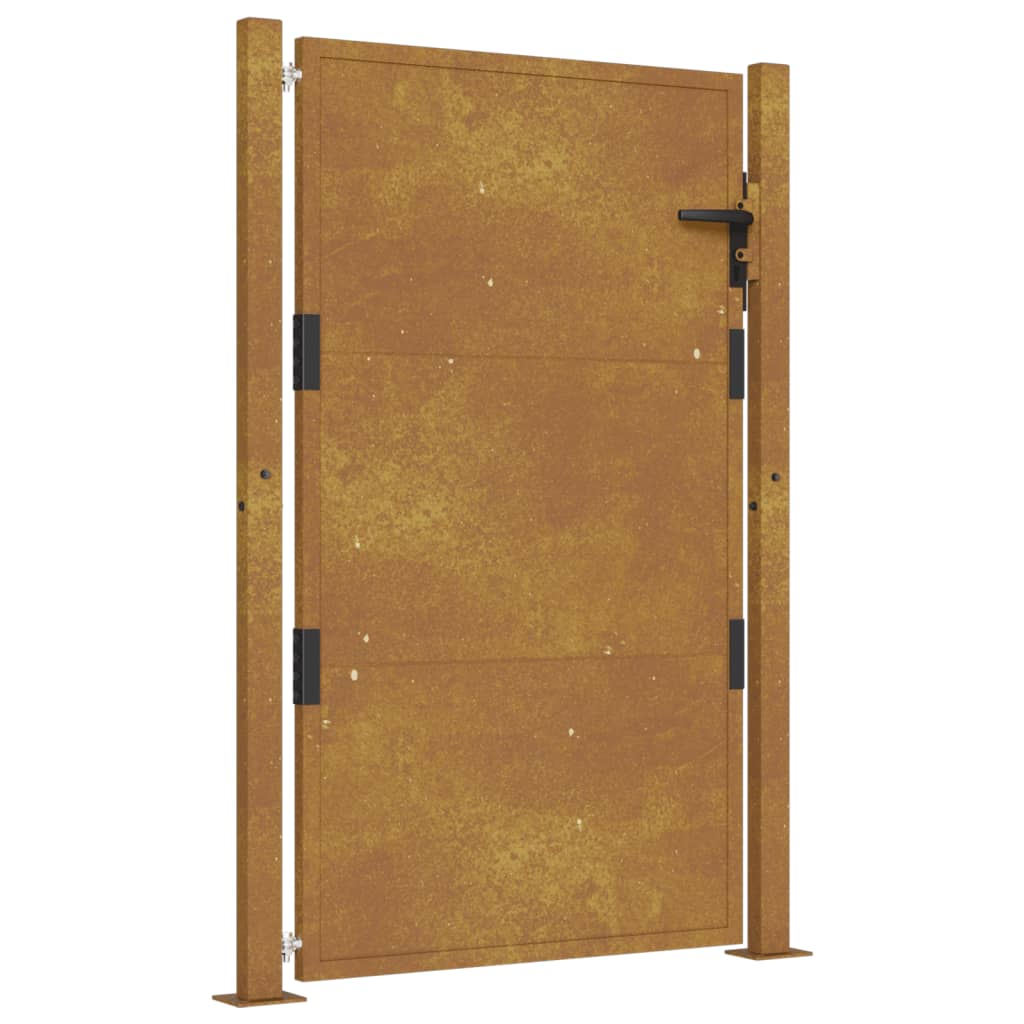 Maison Exclusive - Puerta de jardín acero corten 105x155 cm 2025