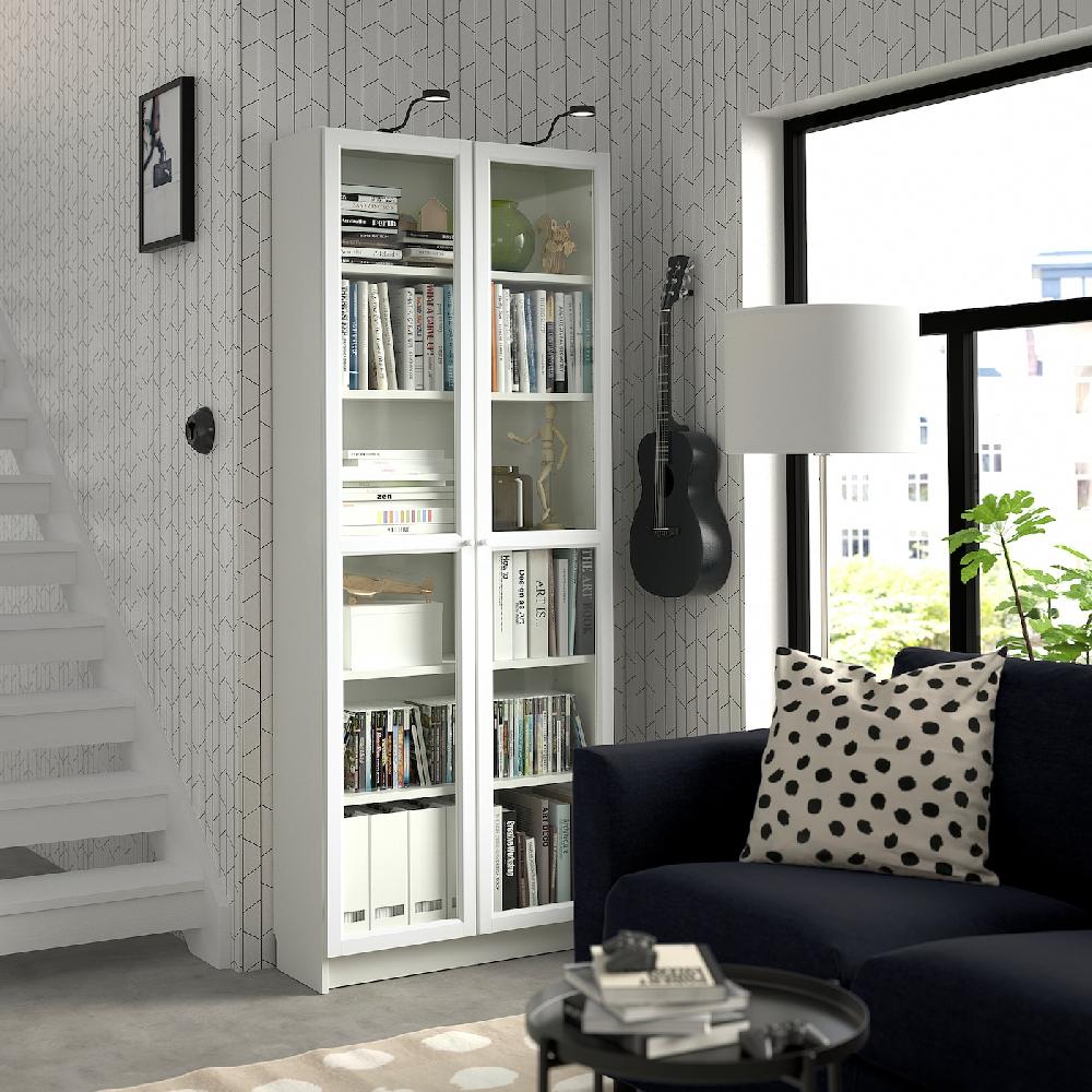 IKEA BILLY / OXBERG Librería blanco 80x30x202 cm Solo hoy