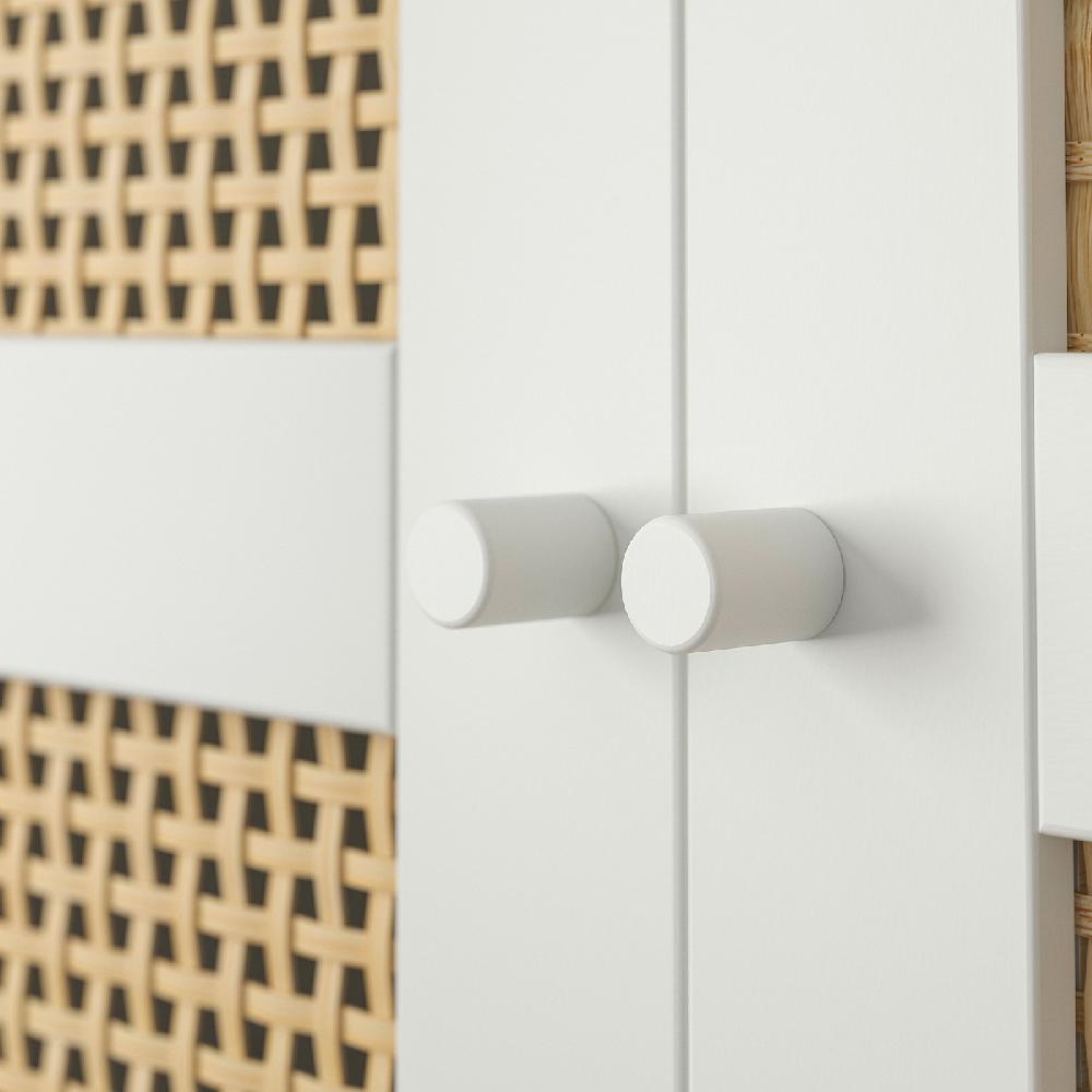 IKEA BILLY / HÖGADAL Librería con puerta blanco 40x30x202 cm Grandes descuentos