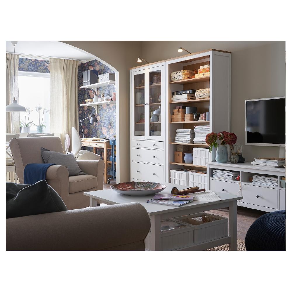 IKEA HEMNES Librería tinte blanco/marrón claro 90x197 cm Envío internacional gratuito