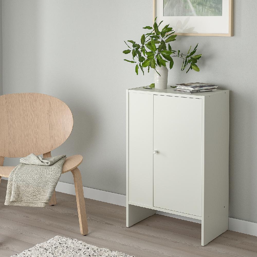 IKEA BAGGEBO Mueble de almacenaje con puerta blanco 50x30x80 cm Tienda de fábrica