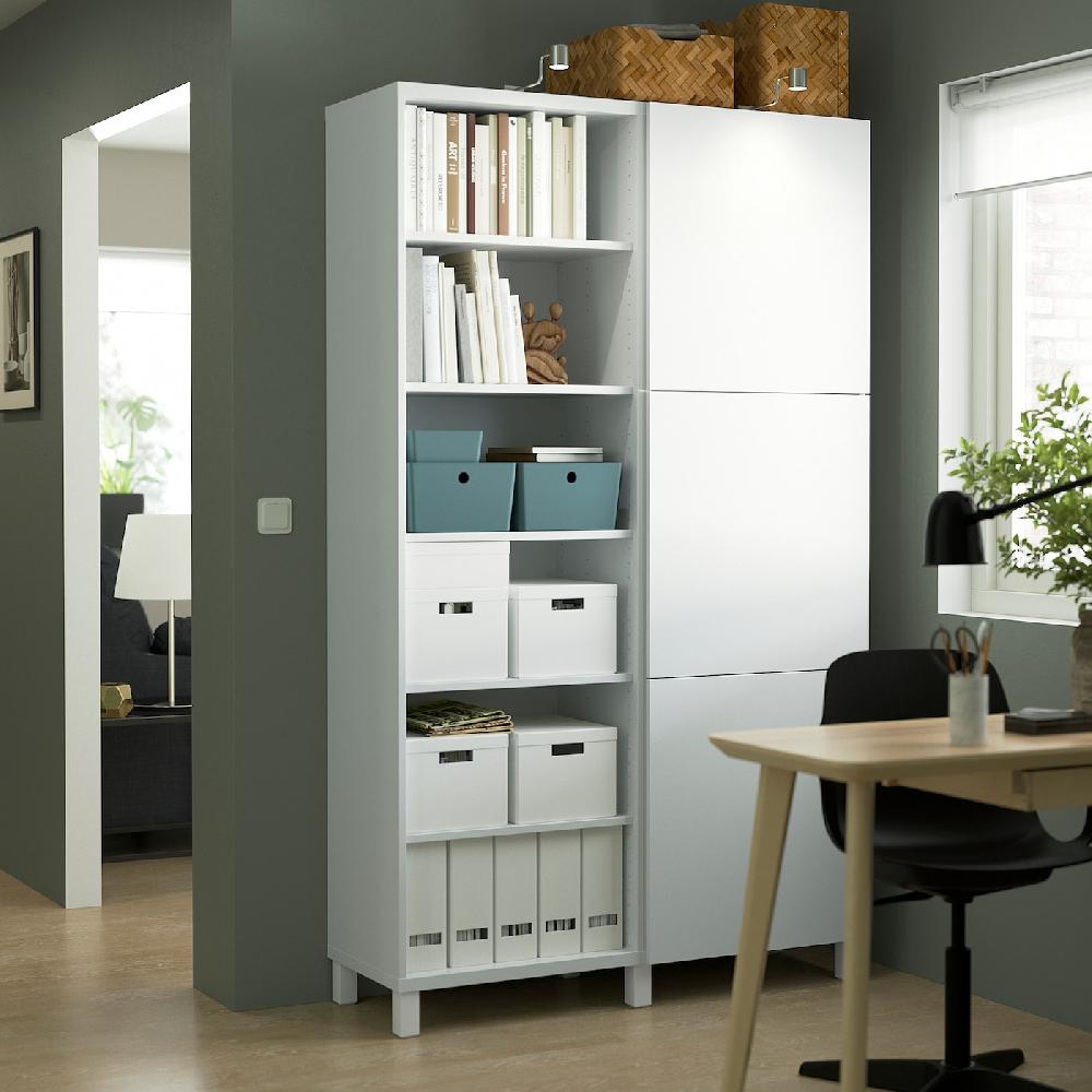 IKEA BESTÅ Mueble salón blanco/Lappviken/Stubbarp blanco 120x42x202 cm Descuentos del mes