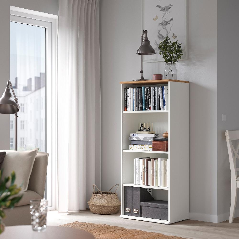 IKEA SKRUVBY Librería blanco 60x140 cm Ofertas de temporada