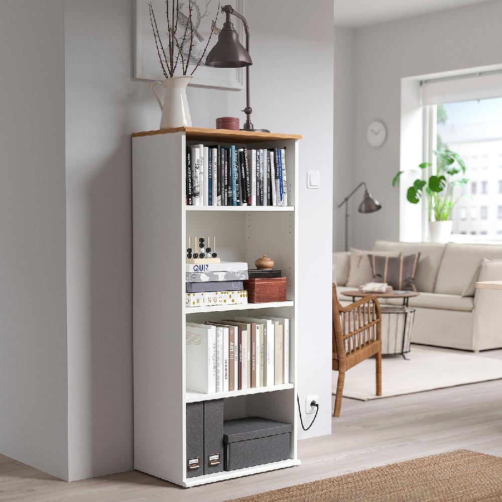 IKEA SKRUVBY Librería blanco 60x140 cm Ofertas de temporada