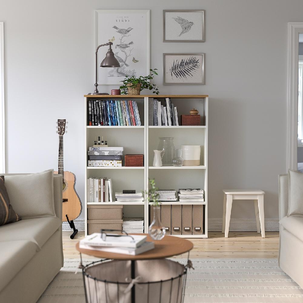 IKEA SKRUVBY Librería blanco 60x140 cm Ofertas de temporada