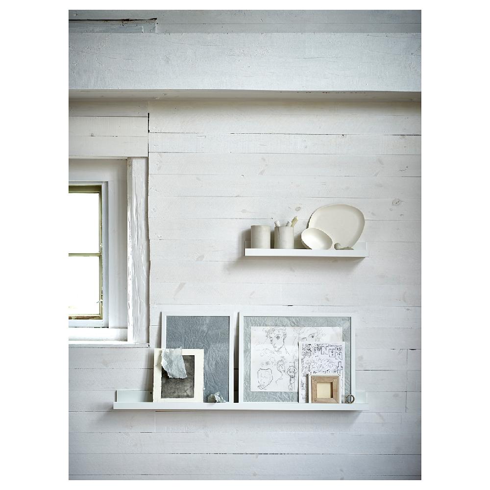 IKEA MOSSLANDA Estante para cuadros blanco 55 cm Ofertas especiales