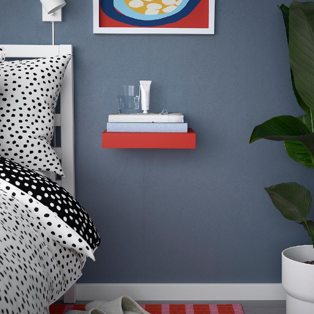 IKEA LACK Estante de pared rojo 30x26 cm Rebajas de fin de temporada