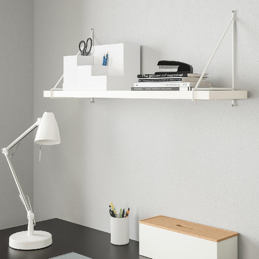 IKEA BERGSHULT / PERSHULT Estante blanco/blanco 80x20 cm Outlet