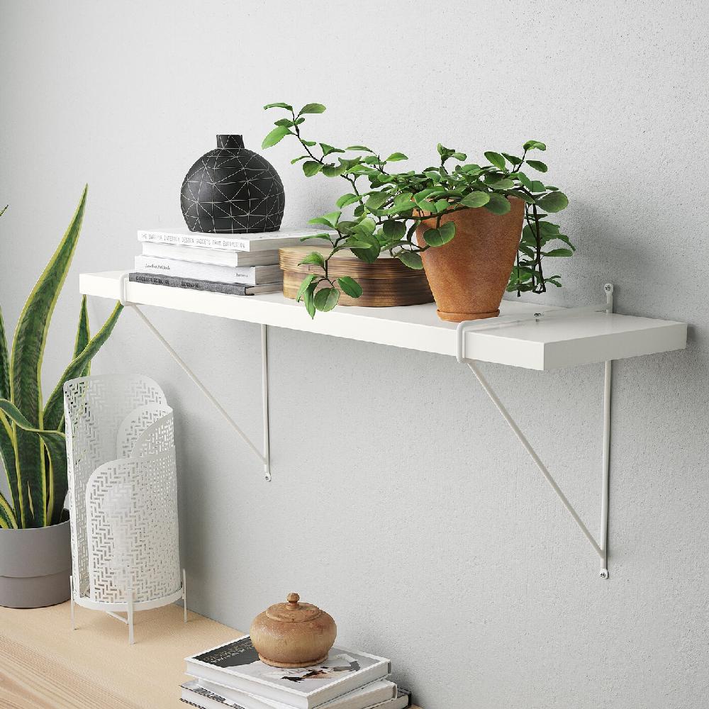 IKEA BERGSHULT / PERSHULT Estante blanco/blanco 80x20 cm Outlet