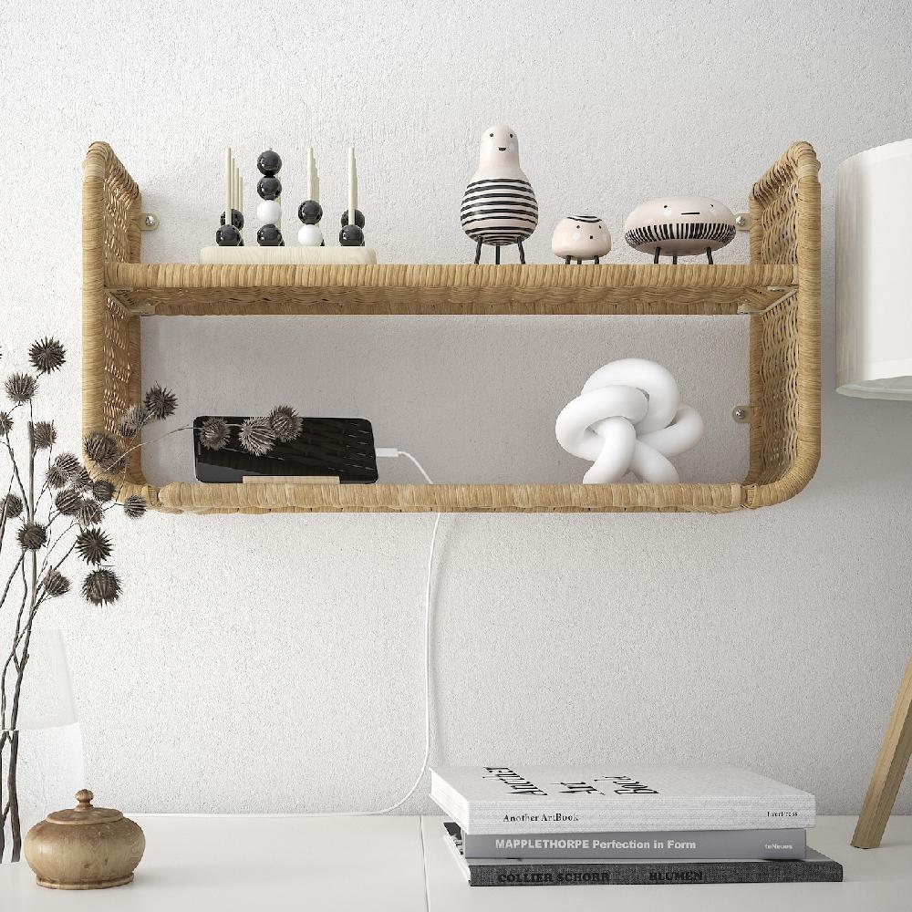 IKEA FRYKSÅS Estante de pared ratán 60x20 cm Rebajas