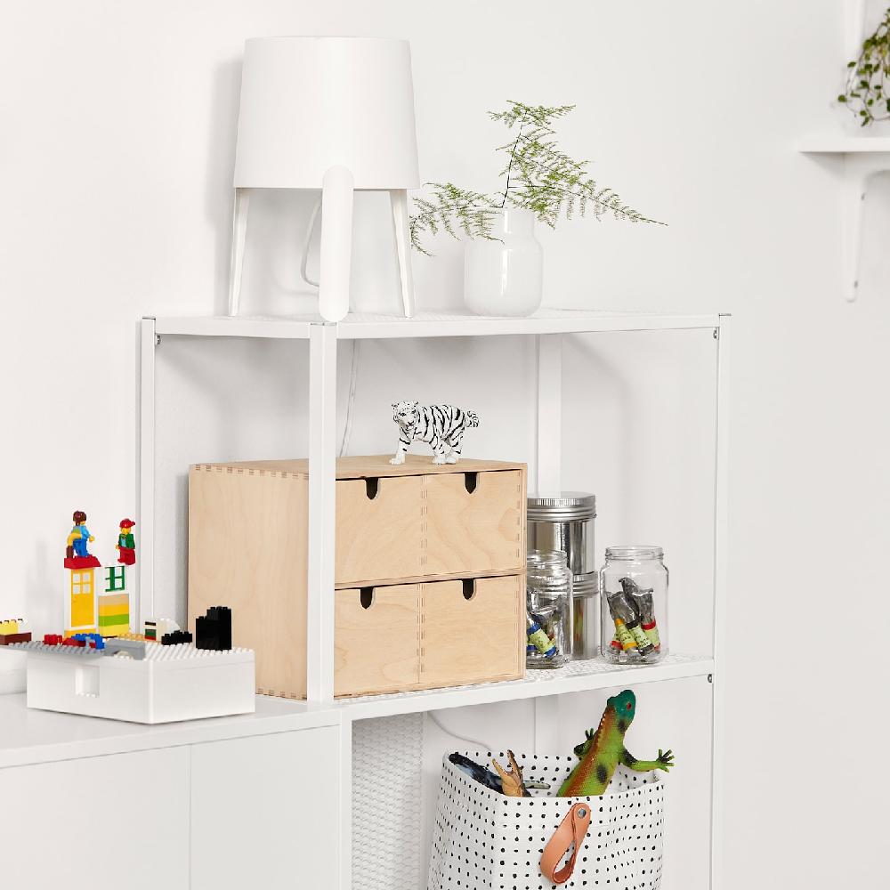 IKEA BAGGEBO Estantería metal/blanco 60x25x116 cm Gran oferta