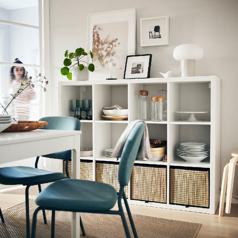 IKEA KALLAX Estantería blanco 112x147 cm Descuento