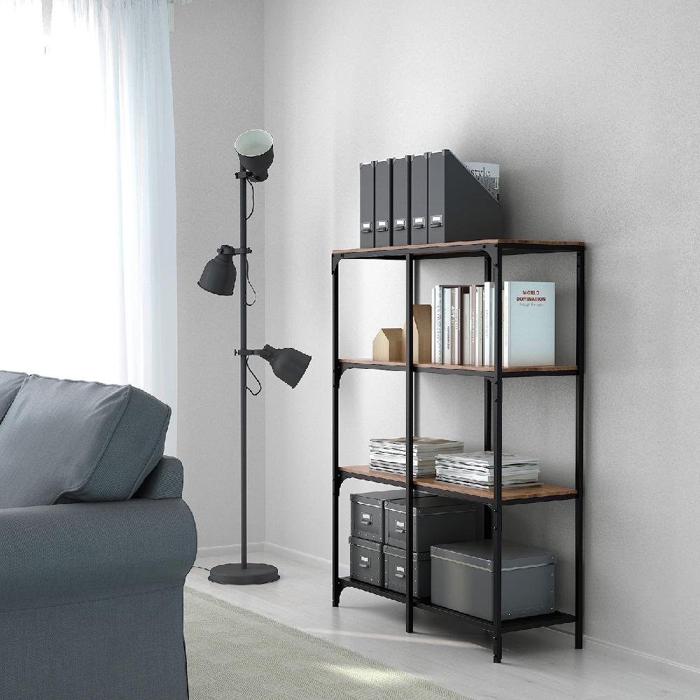IKEA FJÄLLBO Estantería negro 100x136 cm Envío gratis