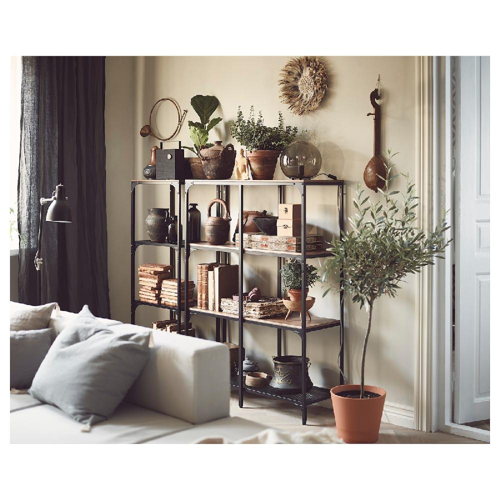 IKEA FJÄLLBO Estantería negro 100x136 cm Envío gratis