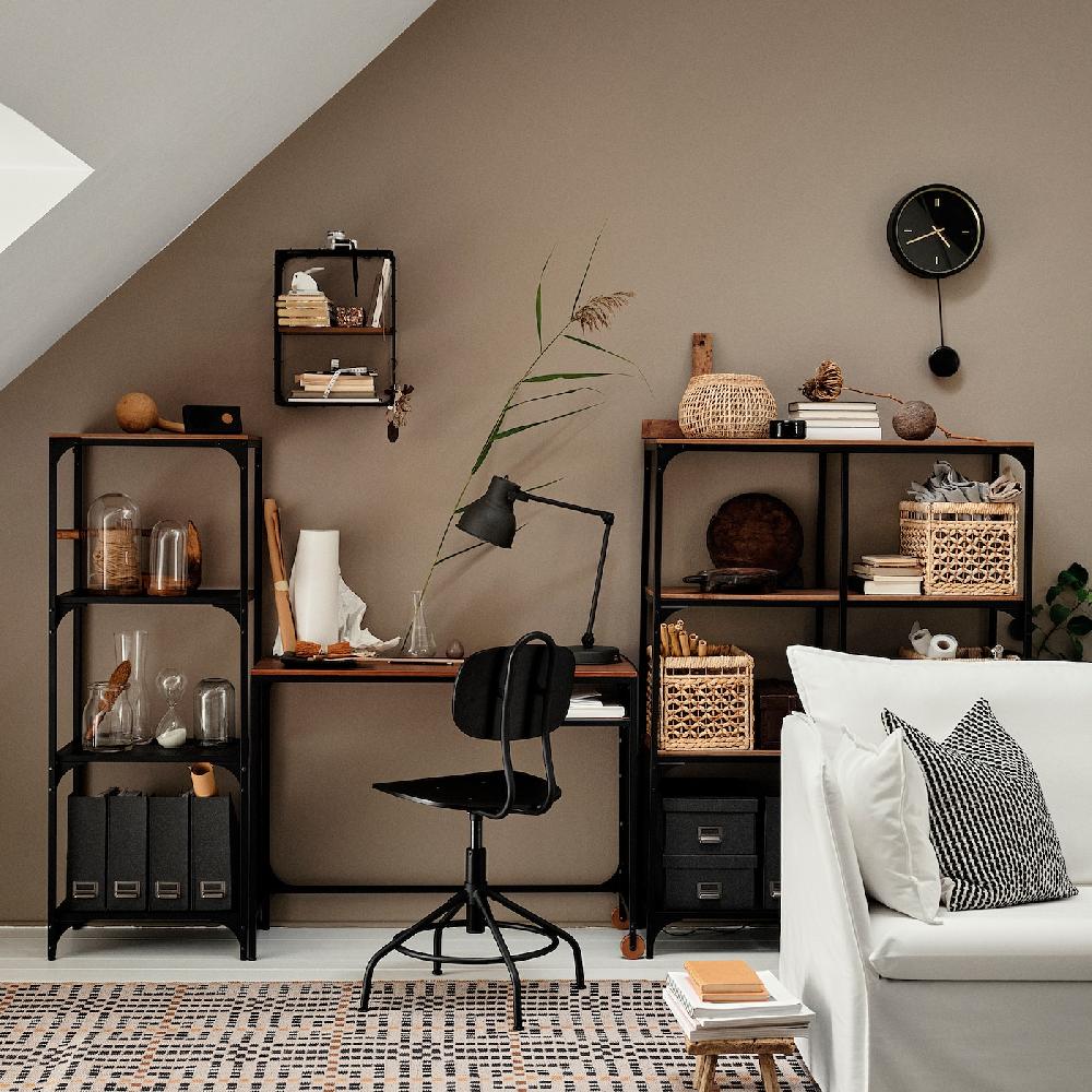IKEA FJÄLLBO Estantería negro 100x136 cm Envío gratis