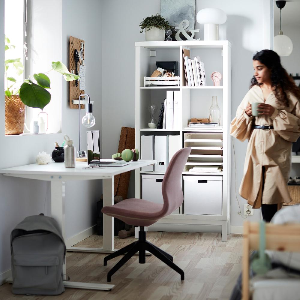 IKEA KALLAX Estantería con soporte blanco/blanco 77x164 cm Últimos 2 días