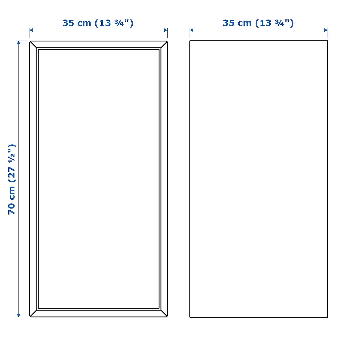 IKEA EKET Mueble de almacenaje con puerta blanco 35x35x70 cm Oferta especial de fábrica