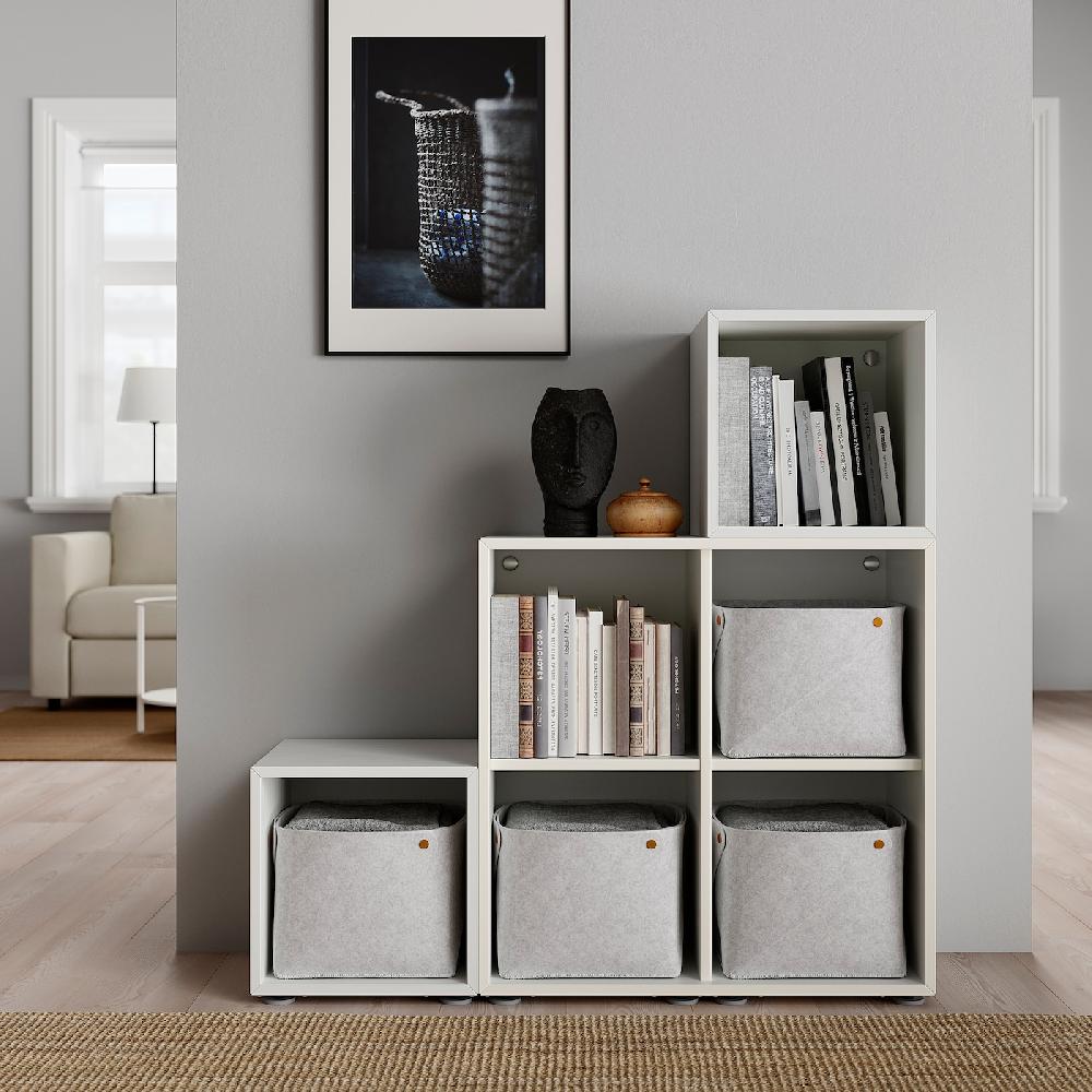 IKEA EKET Combinación de almacenaje con patas blanco 105x35x107 cm Promoción trimestral